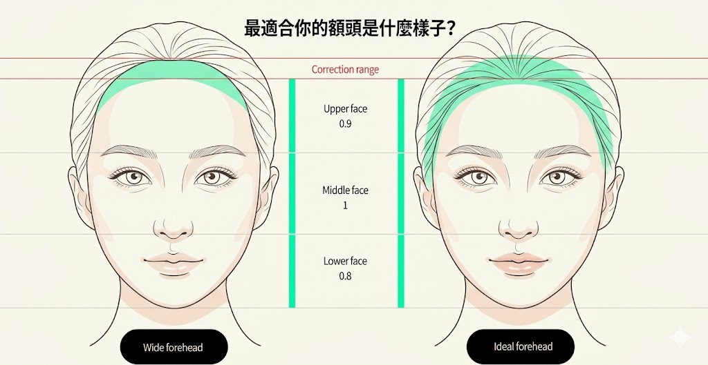 理想額頭