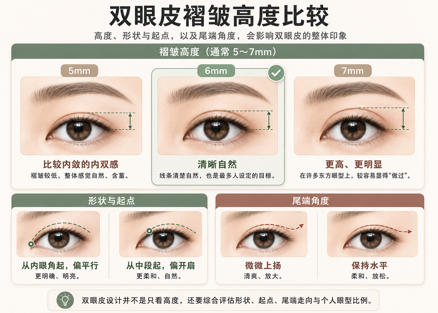 重睑设计怎么进行?为什么 1mm 就能改变一切