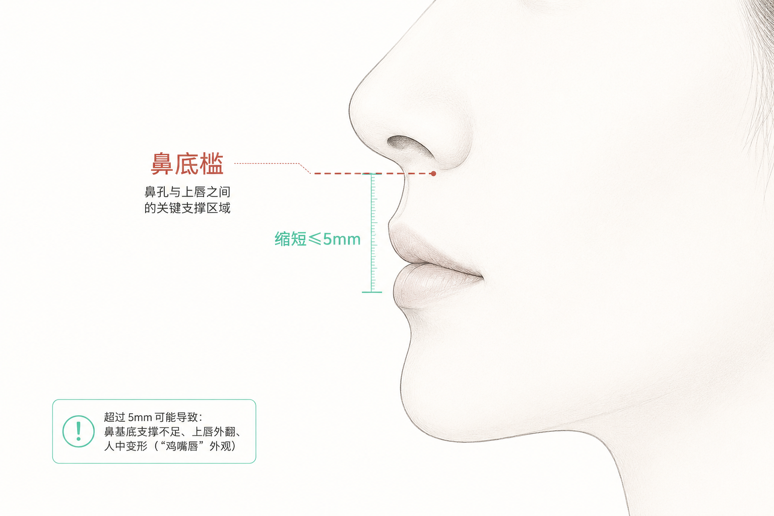 无痕人中缩短真的无痕吗?