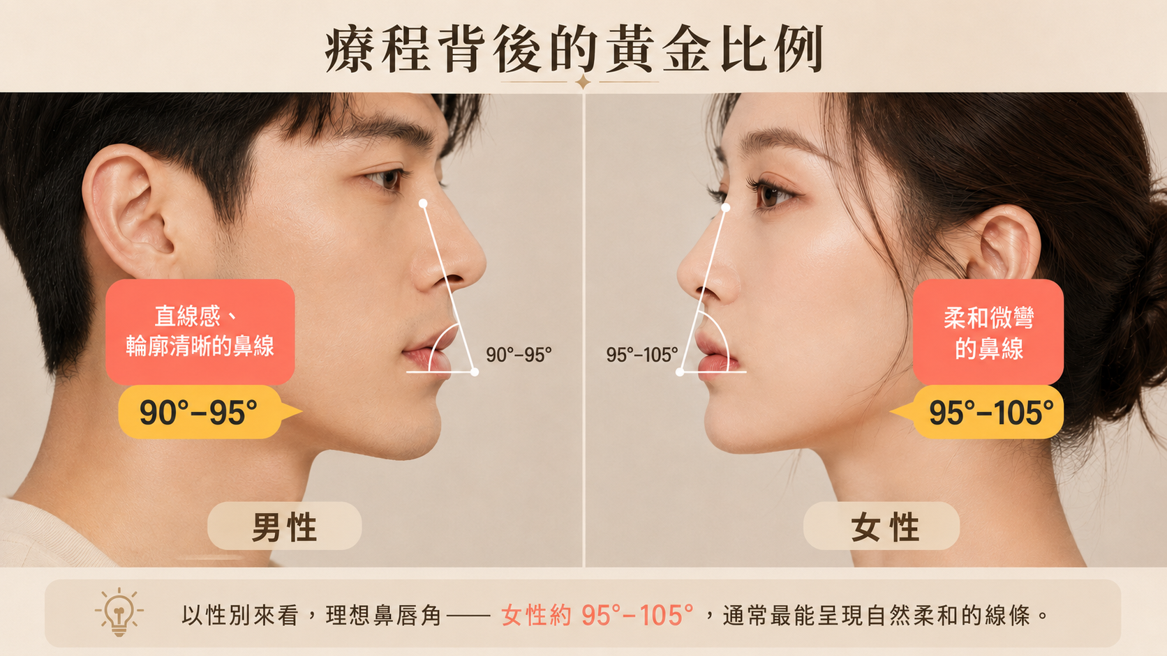 什麼是鼻唇角？為什麼它決定了你的側臉