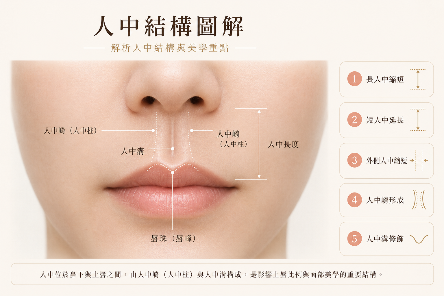 不只是鼻子：為什麼要連「人中」一起看