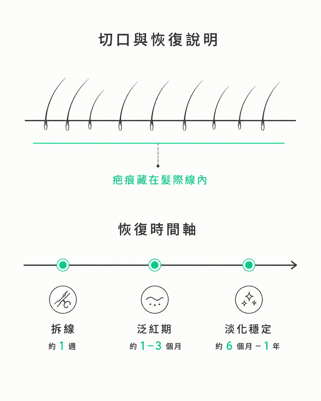 疤痕的癒合時間軸